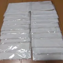 布マスク　給食マスク　20枚 白　洗えるマスク