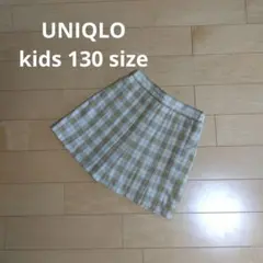 ☆ UNIQLO ガールズ スカパン ☆ スカート キッズ プリーツ 130