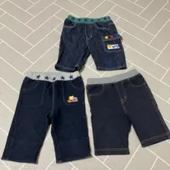 ミキハウス　半ズボン　ハーフパンツ　３枚セット　90サイズ