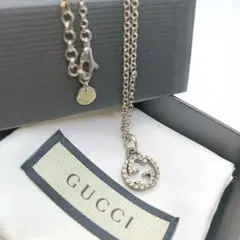 美品✨️保存箱袋付き　GUCCI インターロッキングG　 ネックレス　グッチ