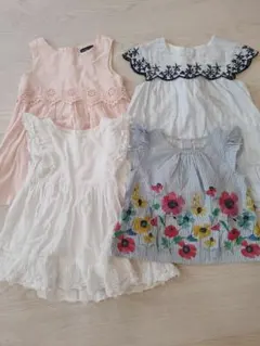 GAPベビー服 ワンピース 95cm以下 フラワー刺繍
