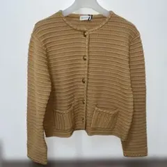 BARNYARDSTORM ベージュ ニット カーディガン 長袖のサムネイル