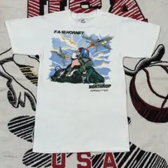 【希少/戦闘機】90s JERZEES Tシャツ USA製 シングルステッチ