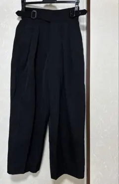 [美品]THE RERACS グルカスラックスパンツ　スラックス　ブラック