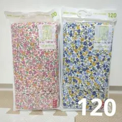 UNIQLO ユニクロ レギンス リブ 120 10分丈 花柄