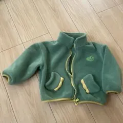 緑色フリースアウター 95cm以下用