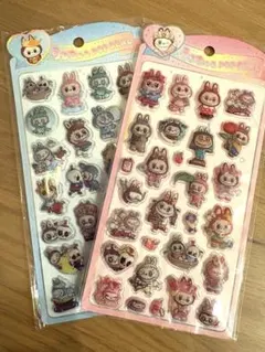 ラブブ　うるちゅるポップシール　立体