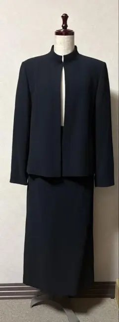 ブラックスカートスーツ LLサイズ