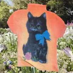 黒猫　半袖トップスのサムネイル
