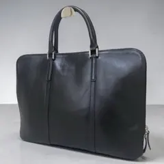 美品】 LIB スリムビジネスバック 紺 A4 ビジネスレザーファクトリー
