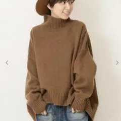 CINOH Deuxieme Classe ウールダートルネックプルオーバー