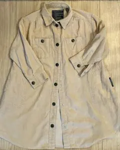 BREEZE コーデュロイ シャツワンピース 長袖