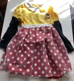 ミニー ワンピース 100 ディズニー Disney ミッキー コスプレ