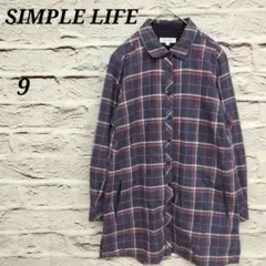 【新品未使用タグ付き】SIMPLE LIFE トップス 長袖チュニック 2026年最新】Yahoo!オークション - SIMPLE LIFE(長袖 - チュニック)の