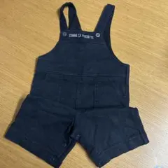 COMME CA FISSETTE ネイビーオーバーオール ロンパース