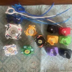 ベイブレード５個セット 多色 バトルレバー付き