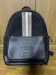 COACH レザー リュック　 ブラックのサムネイル