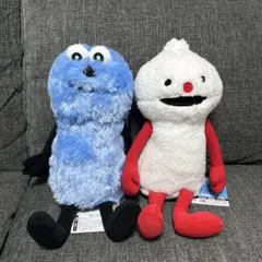 UQモバイル WiMAX ブルーガチャピン ムック BIG ぬいぐるみ 青色