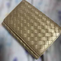 プライスダウン❤️ウンガロ❤️イントレチャート 二つ折り財布 ゴールド系