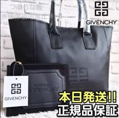残り僅か☆GIVENCHY トートバッグ ポーチ付き ブラックのサムネイル