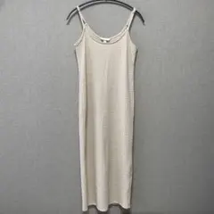 H&M キャミワンピース　クリンクルジャージーワンピース　M