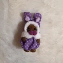 シルバニア ショコラウサギ 赤ちゃん カラフルウサギ 紫 くじ