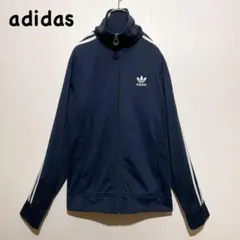 【激レアXL】adidas トラックジャケット ジャージ ネイビー TJ97