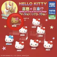 HELLO KITTY 喜怒哀楽 ファッションリングコレクション 日焼け