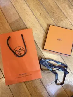 美品 エルメス 帽子 ハット キャスケット 空箱 楕円形 ボックス 保存袋
