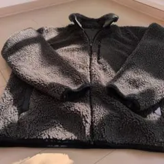 ユニクロ　グリーンフリース ジップアップジャケット