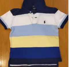 Polo Ralph Lauren ポロシャツ 青白ストライプ