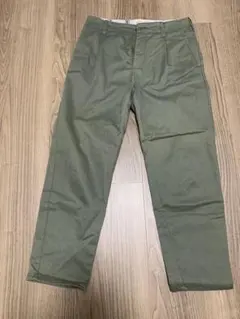 UNIVERSAL OVERALL オリーブ チノパン L