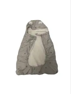 抱っこ紐用 防寒カバー ベビーケープ グレー