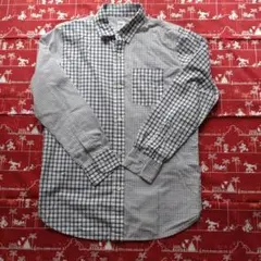 GapKids チェック柄長袖シャツ XL
