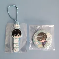 ブルーロック　糸師凛 ハッシュタグつけるぷにとっぷ くら寿司コラボ缶バッジ