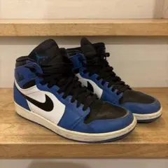 Nike jordan1 ハイカット スニーカー 青黒白