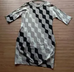 marimekko 七分袖ワンピース XS