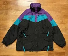 【希少】90年代 Columbia ナイロンジャケット レアカラー M