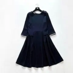 ☆DAISYLINデイジーリンワンピースネイビー希少42☆ ☆DAISYLINデイジーリンワンピースネイビー希少42☆