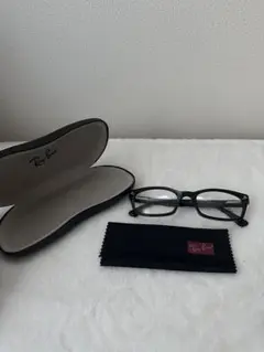 Ray-Ban ブラックメガネ ケース付き　RB 5017-A