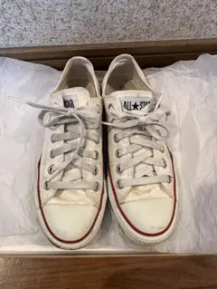 値下げしました‼️コンバース　ALL STAR ホワイト スニーカー　23.5cm