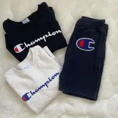 【最終値下げ】Champion スウェットとハーフパンツ　3枚セット120
