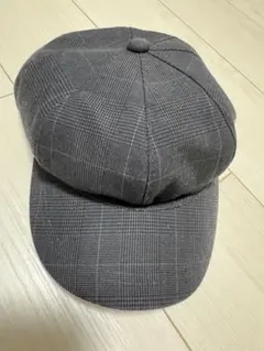 BURBERRY グレー チェックキャスケット