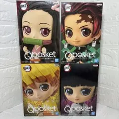 【夏休み特価】鬼滅の刃 Qposket フィギュア 4種セットのサムネイル