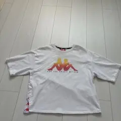 Kappa クロップド丈 Tシャツ S