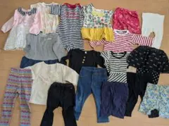 子供服まとめ売り（長袖長ズボンスカート等）サイズ80cm〜90cm