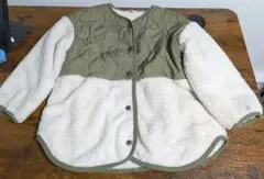 フリースジャケット オリーブグリーン 100cm以上