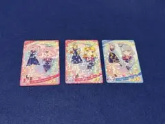 アイプリ　6段リング1弾　パラダイスがくえんせいふく1ねん　ひまり他　3枚セット