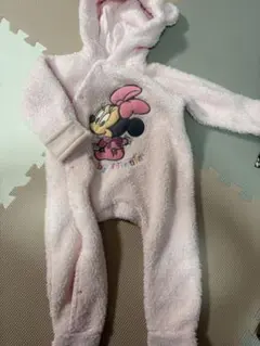 新品　Baby Minnie フード付きアウター ピンク