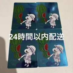 ナツコミ2026 夏コミ メタキラカード ワンピース ルフィ 4枚セット 